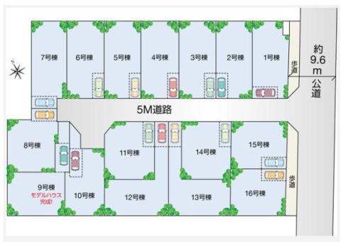 【フラップコート本八幡・区画図】